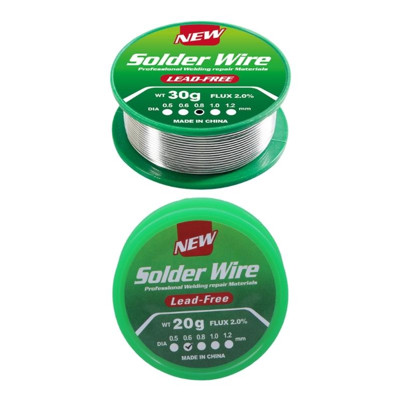 0.6mm/0.8mm/1mm Diameter Conductive Soldering Wire for Electronic Component Welding Model Making Appliance Maintenance