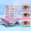 Stapi - Glue-free Multipack False Eyelashes Cluster (Various Designs) / Tweezers