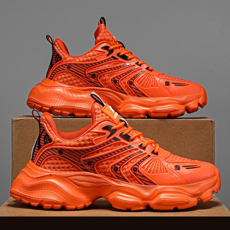 

Обувь Мужская Повседневная Удобная Дышащая Кроссовки Мужские Tenis Роскошная Обувь Уличная Модная Трендовая Противоскользящая Обувь для Бега для Мужчин 44 оранжевый