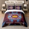 Maßgeschneidertes Bettwäsche-Set West Ham United FC Muster, Druck Name Text 1 Bettbezug plus 2 Kissenbezüge Heimtextilien