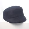 Winter Thick 100% Wool Fedoras Hat Women's British Short Brim Wool Felt Equestrian Hat Japanese Ins Niche Warm Berets Visors Cap