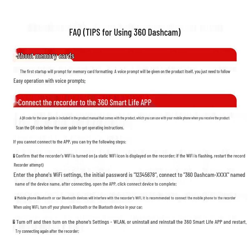 360 K380 2K AI Voice Dash Cam (CN version)