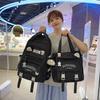 Schoolbag Schoolbag Girl Ins Korean Version Backpack Junior High School Backpack Multi-layer Convenient Backpack Large Capacity Storage Schoolbag