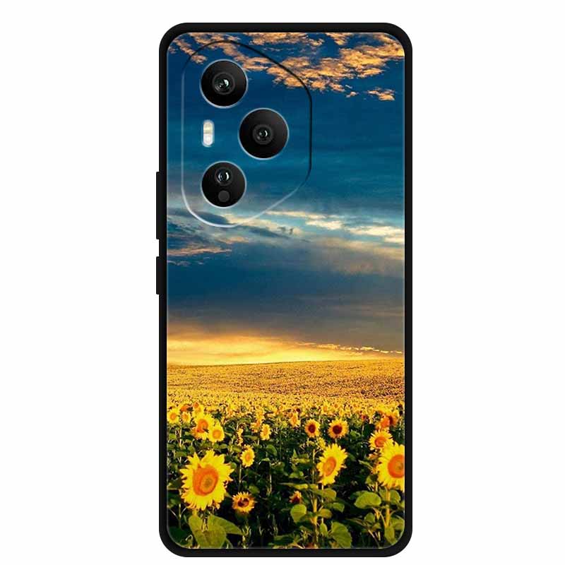 For Honor 400 Pro 5G Case Original Soft Silicone TPU Phone Cases Cover Honor400 Pro DNP-NX9 6.7" Fashion Protector Planet Capa