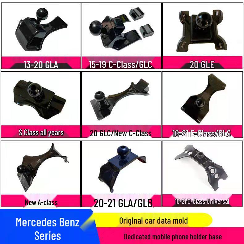 Universal Car Phone Holder: Suction Cup & Air Vent Hook for Customized Fit