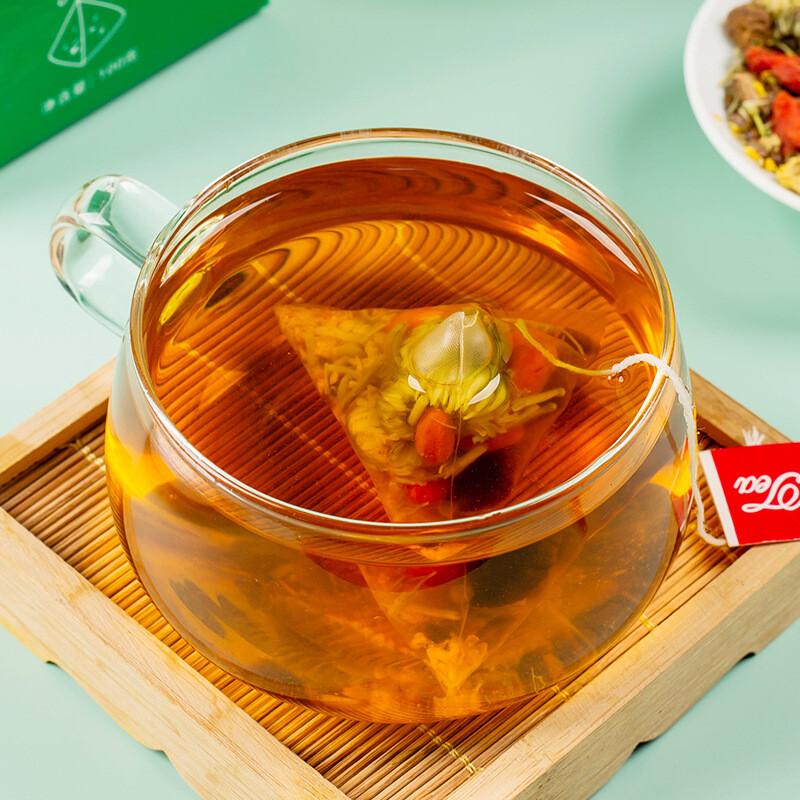 Chrysanthemum Cassia Tea Bags Honeysuckle Goji Blend Herbal Detox Drink
