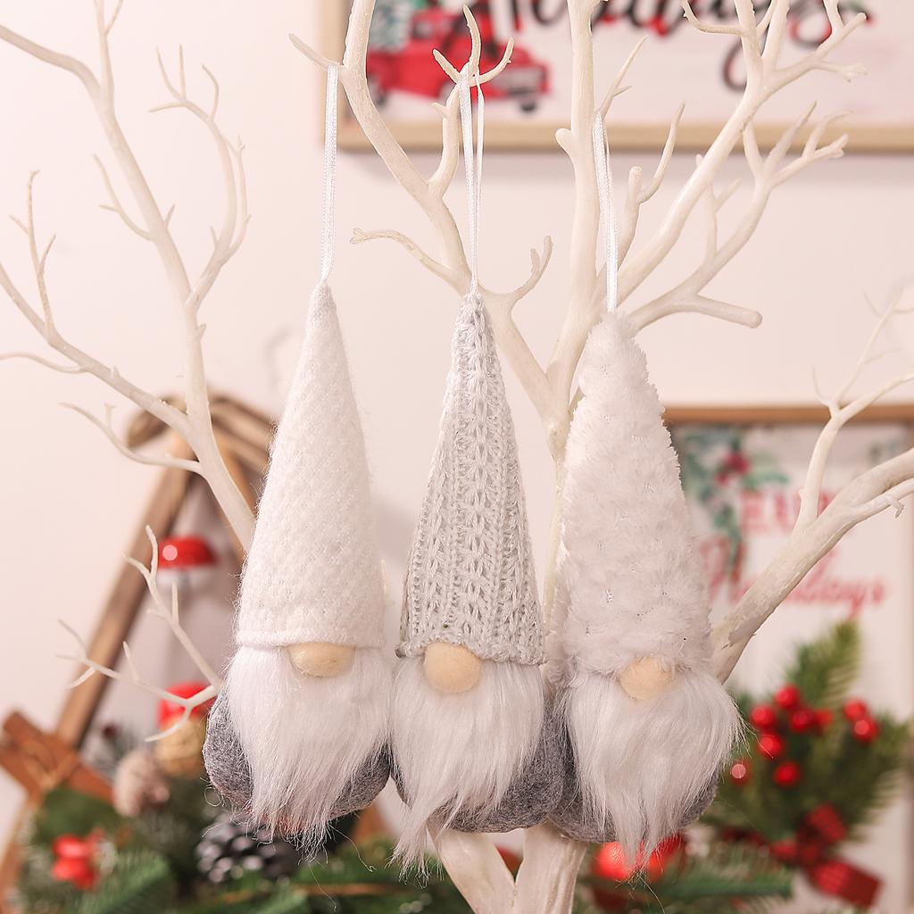 3pc Faceless Doll Knitted Hat Gnome Doll Gifts Xmas Merry Christmas Decorations For Home Dwarf Rudolph Doll New Year navidad