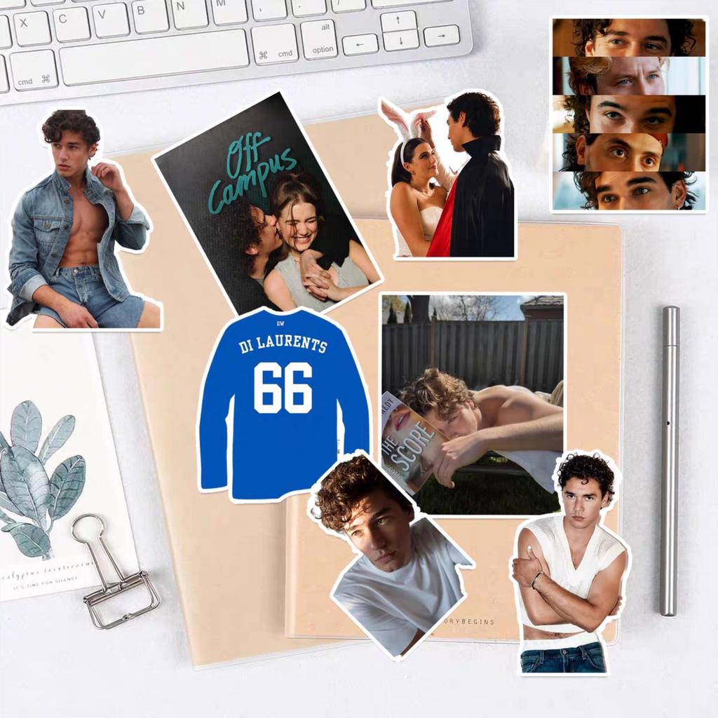 50pcs Off Campus Graffiti Stickers Set Waterproof Decorative Stickers for Laptop Water Bottle Car DIY Scrapbooking Phone Case
