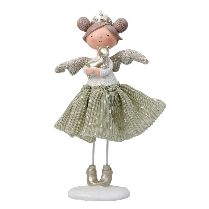 

Милая длинноногая статуэтка девушки, скульптура из смолы, стоящая статуя девушки, книжные полки, украшение для стола, домашний декор для рабочего стола светло-серый