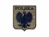 Patchion Polish Coat of Arms (olive Background) - Poland - Magnetic Backing - Embroidered Patch/Badge/Emblem