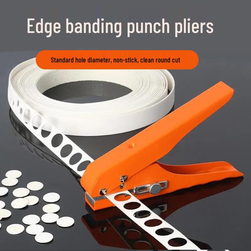 Edge Banding Hole Puncher: 8/10/12/15mm Woodworking Tool for Countersink Screw Hole Covers