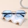 Polygon Shape Sun Glasses For Women Stylish Trendy Anti-reflective Sun Glass for For Men European American Sun Glasses for Woman