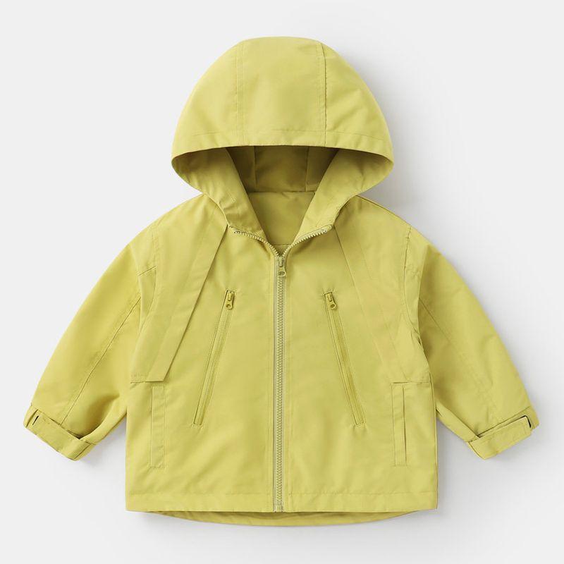 Right European Boy Hooded Outwear Spring and Autumn Clothes Baby Tops Baby Windproof Waterproof Spring Cotton-Padded Clothes Kids Children's Clothing