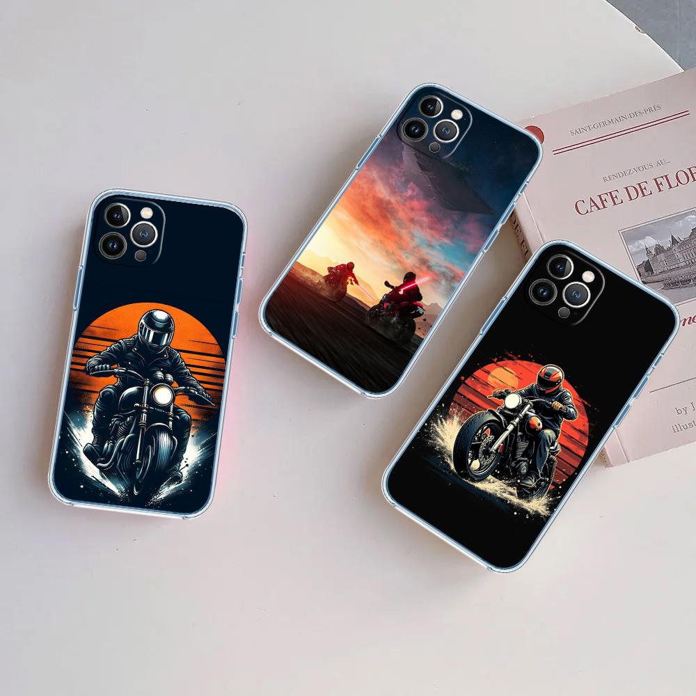 PP44 Motorcycle Racing Soft Shell Transparent Phone Case for Samsung Galaxy A04 A04S A14 A23 A34 A54 M23 M33 M52 M53