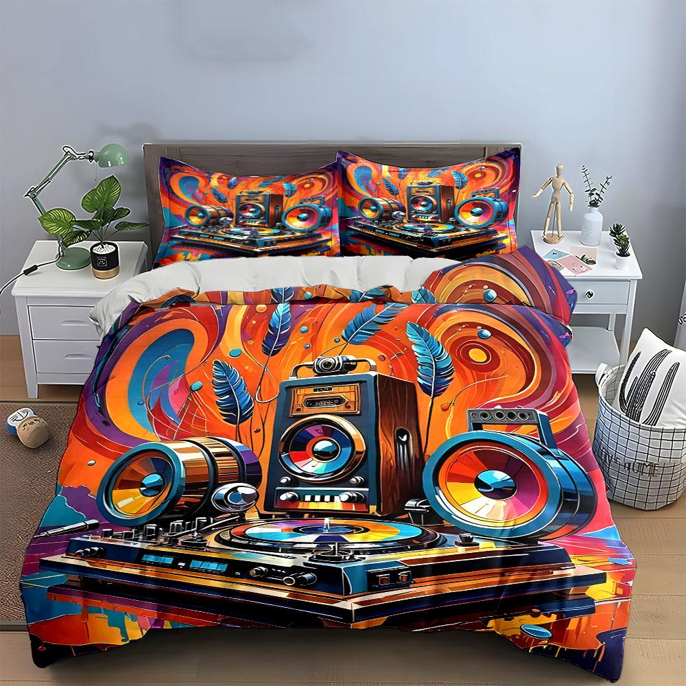 Vivid Sound Symphony Explosion Bedding sets Duvet covers Pillowcases(1* Duvet Cover 2* Pillowcases without duvet insert)