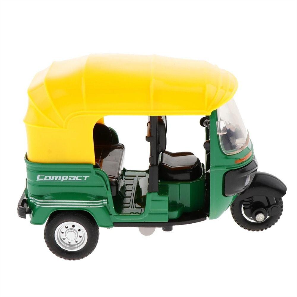 Play Toy Vehicle Set Birthday Gift Indian Tricycle Tricycle Toy Simulation Tricycle Tricycle Model