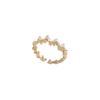 Elegant Enamel Butterfly Flower Adjustable Ring - Stylish, Versatile, High-End Design