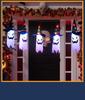 Halloween LED Wizard Hat Ghost Icicle Lights: Indoor Decorations for a Horrifying Atmosphere