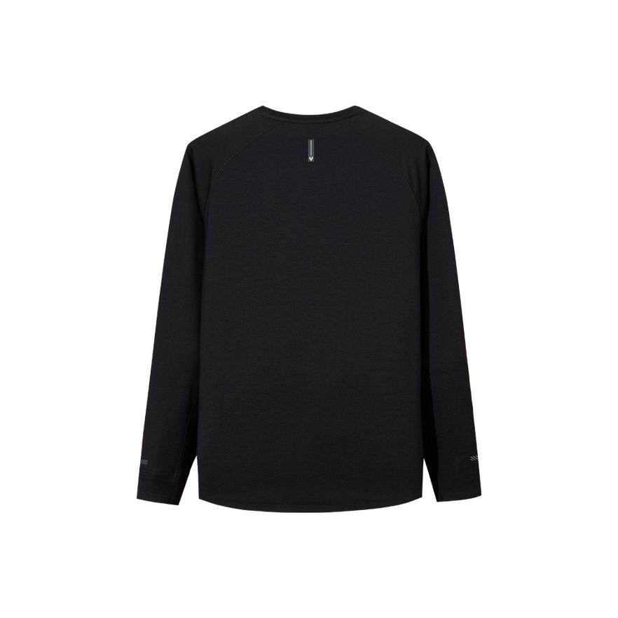 Anta Comfortable Simple Casual Round Neck Pullover Versatile Long Sleeve Knit Sweater Men tops 152545402-2