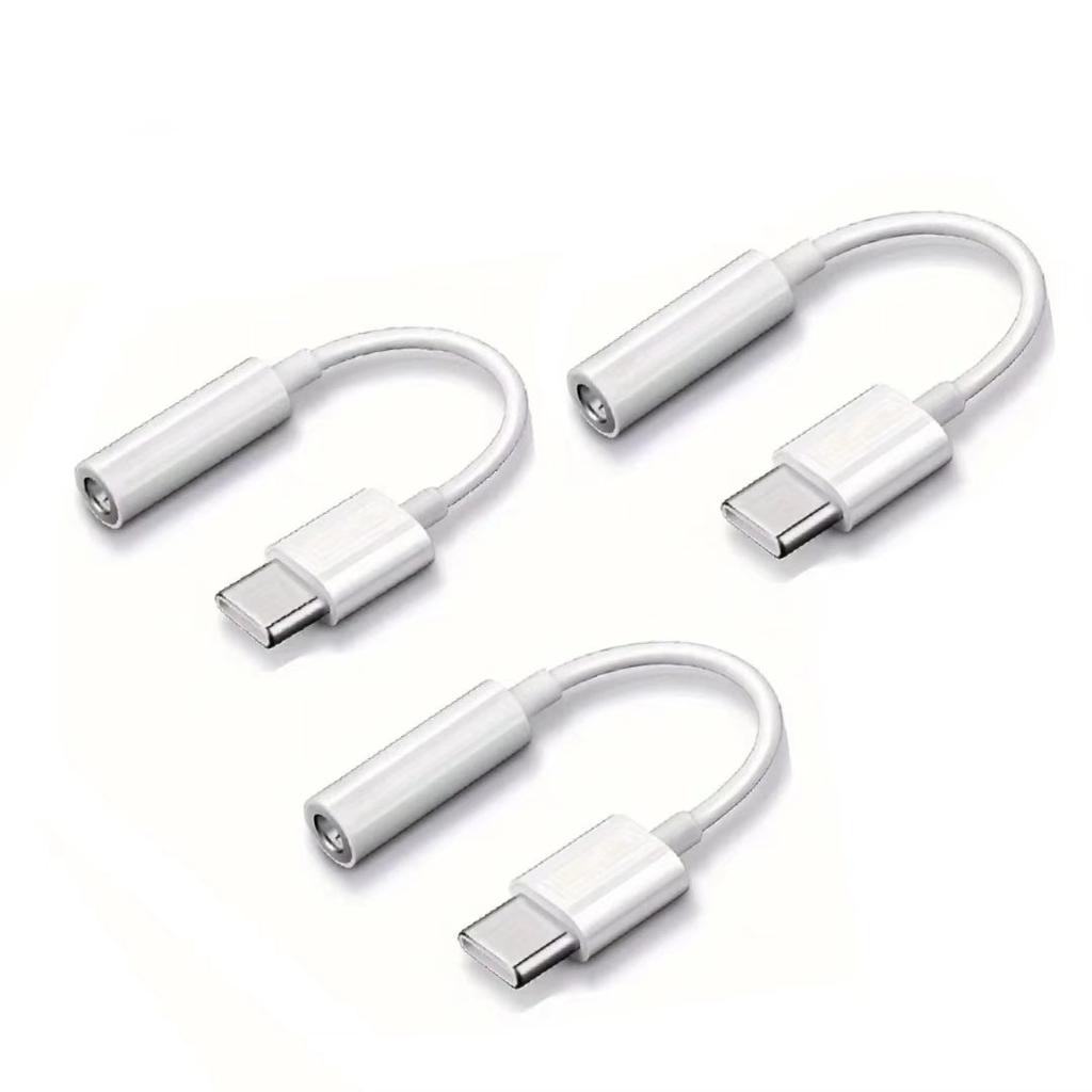 Type C to 3.5 mm Female Headphone Jack Adapter, USB C to Aux Audio Dongle Cable Earphone Jack Converter for iPhone 15 16 Galaxy