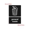 10pcs Recycle Stickers for Trash Disposal Improve Waste Separation in Kitchen or Office Sorting Stickers Decal