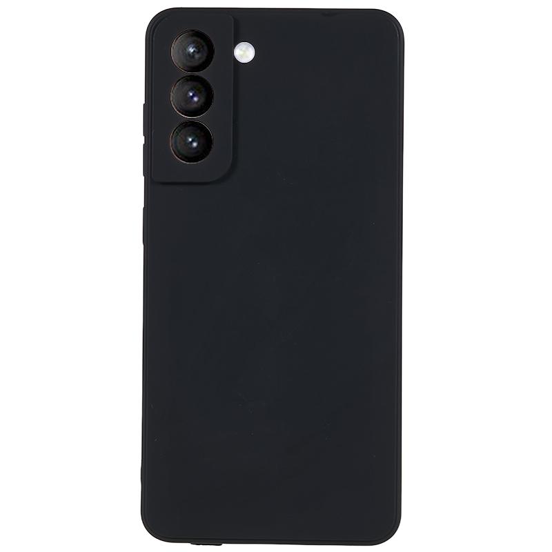 TPU Shockproof Phone Case for Samsung Galaxy S21 4G/5G Straight Edge Precise Cutout Anti-Scratch Cover