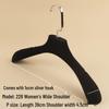Women's Non-Slip Wide Shoulder Flocking Hanger for Wedding Dresses