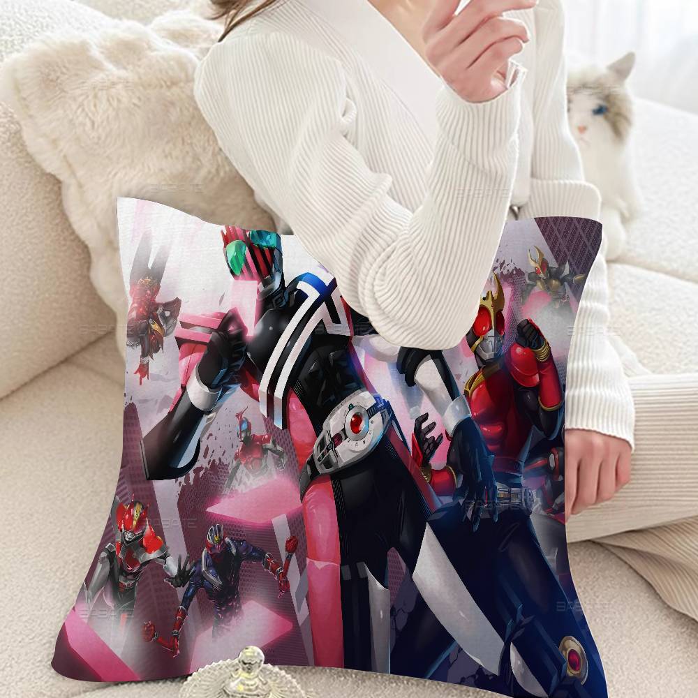 Kamen Rider Series Pillow Cover For Bedroom Room And Living Room Sofa Decorative Cushion Cover