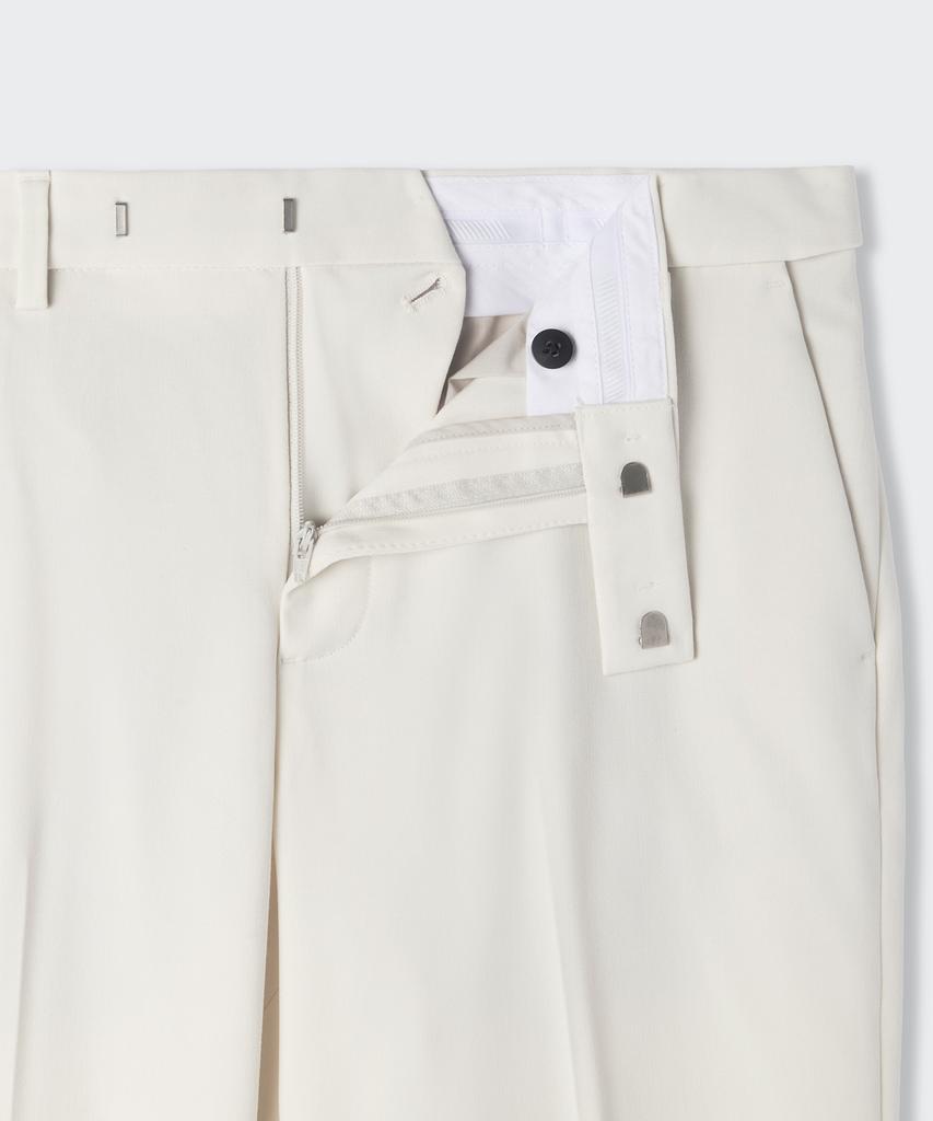 Musinsa Standard Semi-Wide Hidden Elastic Waist Slacks [Cream]
