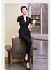 Women's High-End Professional Short-Sleeve Suit for Jewelry Store or Salon Receptionists