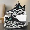Children's basketball shoes boys 2025 spring and autumn new non-slip and wear-resistant professional training boys leather waterproof sports shoes