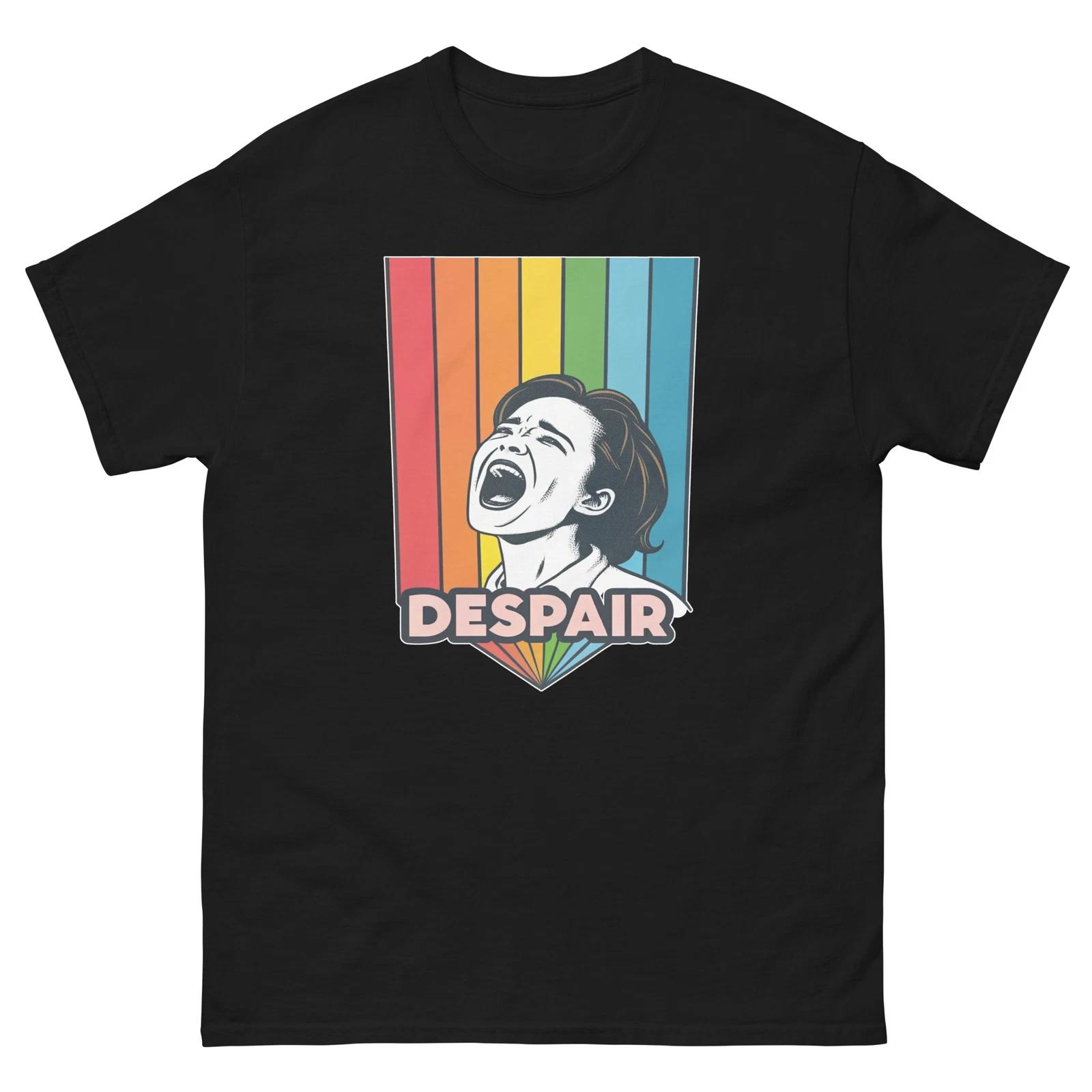 Despair Emotion Illustration Bright Vibe T-Shirt M