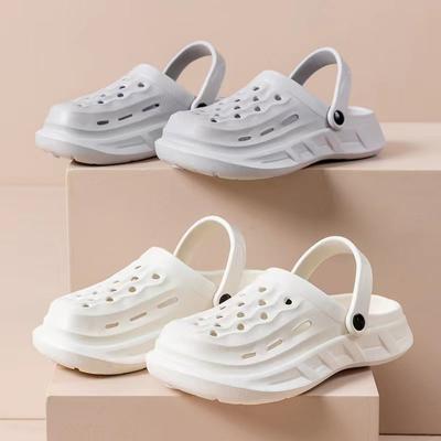 Mode Herren Sandalen Damen Clogs Sommer Dicke Sohle Hausschuhe Weiche EVA Trockene Keile Plateau Gartenschuhe Strandsandalen Hausschuhe