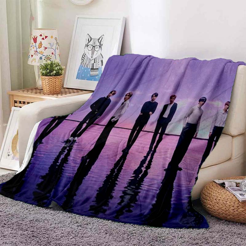Buy Kpop BTS Blanket 3D Throw Soft Comfortable for Bed Sofa
