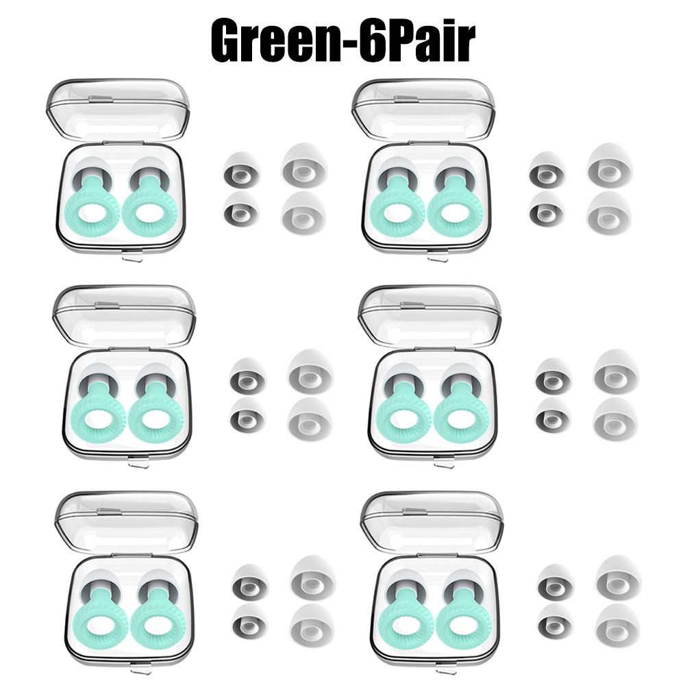 Silicone Noise Earplugs for Swimming Sleep Noise Cancel Reduction-Soundproof Reduce Disturbances -Quality Loop Earplugs Supplies