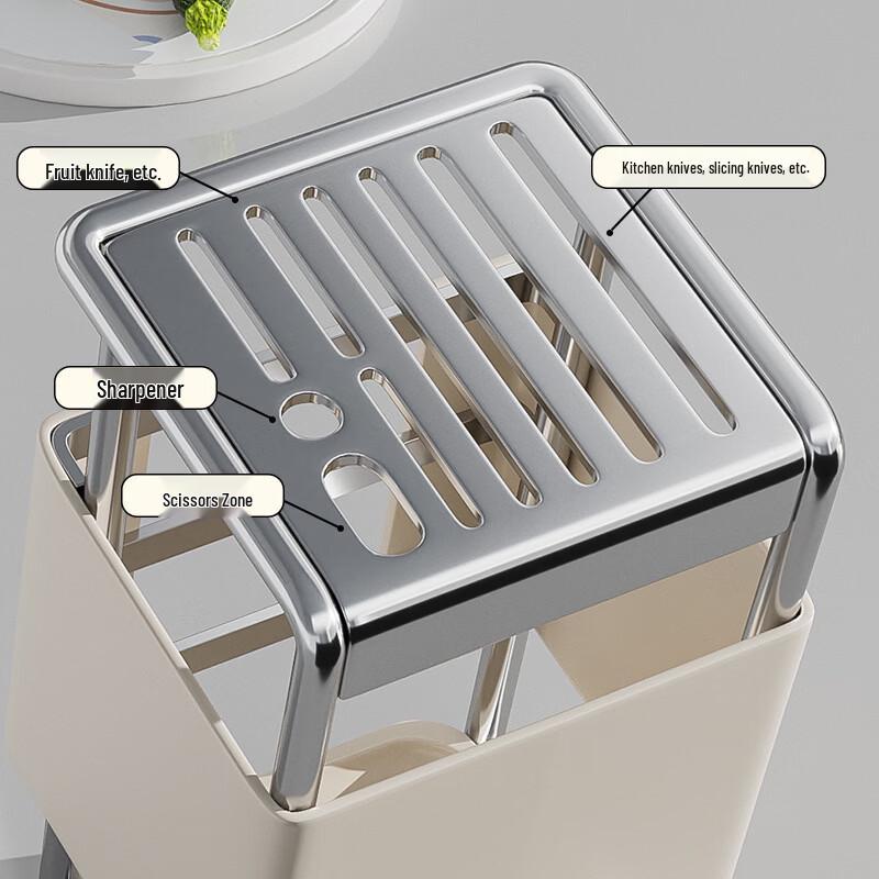 Brangdy Wall-Mounted Kitchen Knife & Chopstick Holder