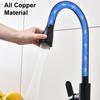 1 Pc Kitchen Faucets Hot and Cold Two-In-One Household Kitchen Pull-Out Faucet with 2 Modes Nozzle 360 Degrees Rotation Faucets