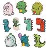 Computer Embroidery Label Cartoon Cute Little Dinosaur Embroidery Cloth Sticker Bag Patch Sticker Clothes Decoration Stamp Label Ironing