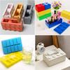 Creative Cartoon Building Blocks Paper Towel Box, Desktop Household Napkins Extraction Paper Storage Box, Spring, 1Pc