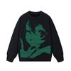 Japanese Anime Girl Knitted Sweater Pullover