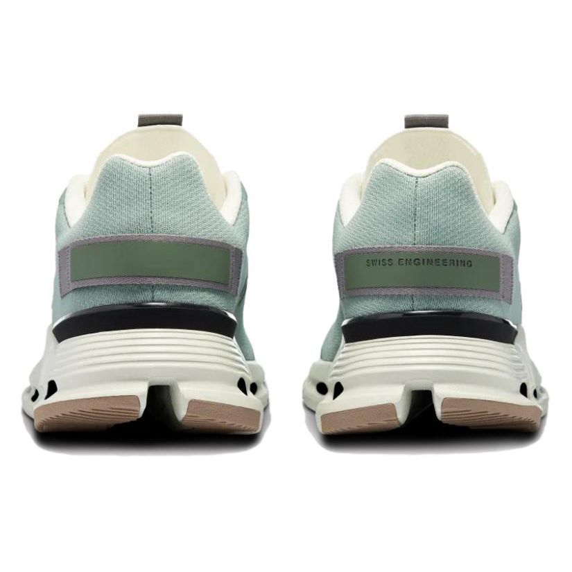 On Cloudnova Comfortable Shock Absorbing Durable Low Top Running Shoes Women Sneaker Gray Green 26.97875