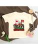 Weihnachtsmann Weihnachtsfeier Jungen Mädchen Retro Kurzarm-T-Shirt Kleinkind Weihnachten