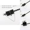 Punk Style Belt For Women With Pu Material And Adjustable Pin Buckle For Fashionable Streetwear