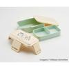 Skater Bento Box Chiikawa 600ml Antibacterial Fluffy Dome Lid 2 Tiers for Women Made in Japan PFLW4AG-A