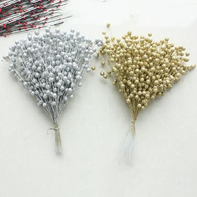 Simulated Gold Powder Wheat Ear Flower Family Home Atmosphere Venue Decoration Utensils High Imitation Green Plants
