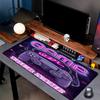 1PC Custom Name "Neon Vibes" Mouse pad, keyboard and mouse desk pad, for computer notebook  Birthday Gift For Any Room Or Office