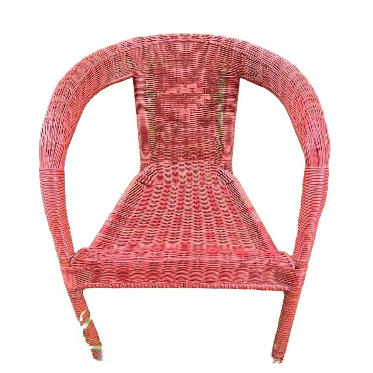 

Плетеное кресло с подлокотниками для взрослых и пожилых людей, для дома и улицы, кресло для отдыха