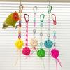 5 Pieces Interactive Ball Parrots Swing For Cage Enrichment Durable Swing Exercise Accessory