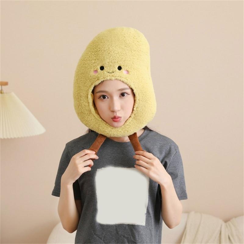 Lightweight Potato Costume Headpiece Adjustable Strap Photography Prop For Children Party Theme Role Play