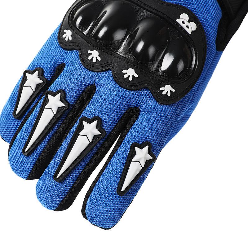 Barnhandskar Utomhus Taktiska Ridhandskar Hårt Skal Medium Stora Barn Motorcykel Glidande Balanscykel Sporthandskar